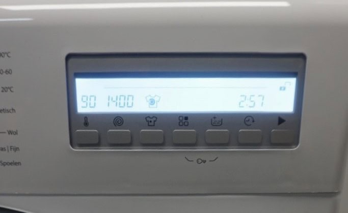 Nieuwe wasmachine met 8 kg trommelinhoud