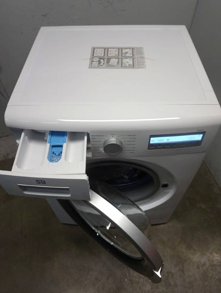 Nieuwe wasmachine met 8 kg trommelinhoud