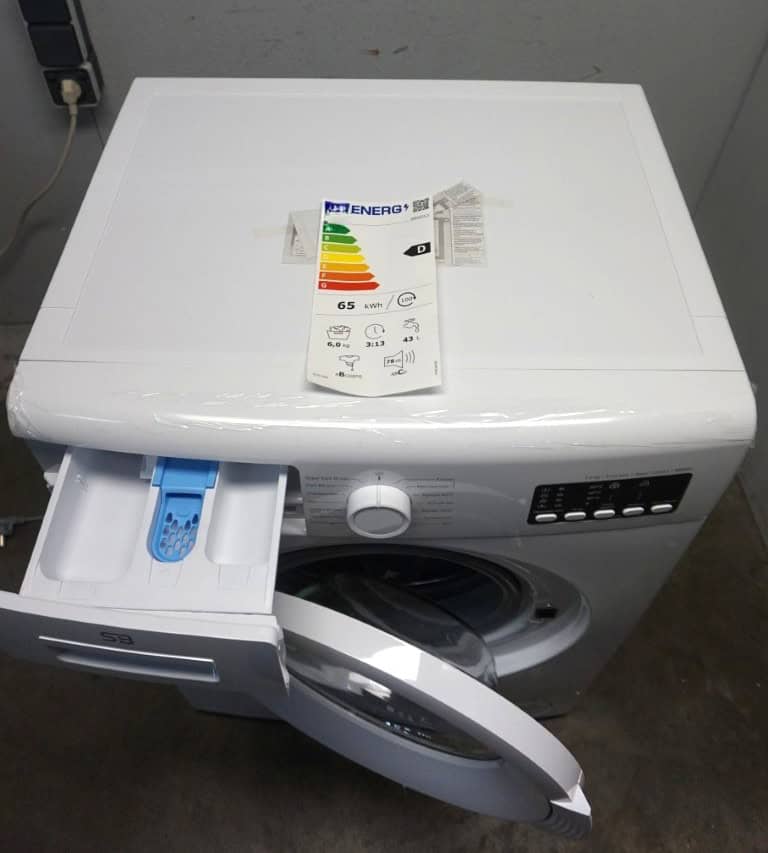 Nieuwe wasmachine 6 kg