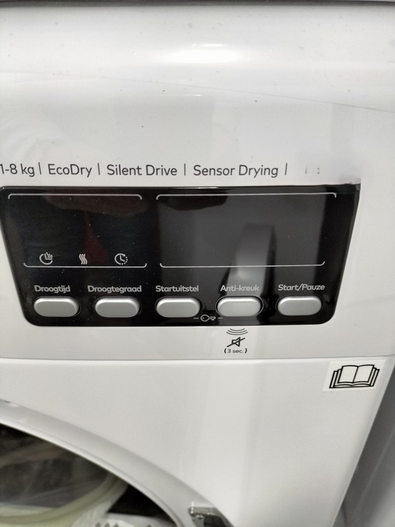 Nieuwe warmtepomp droger 8 kg