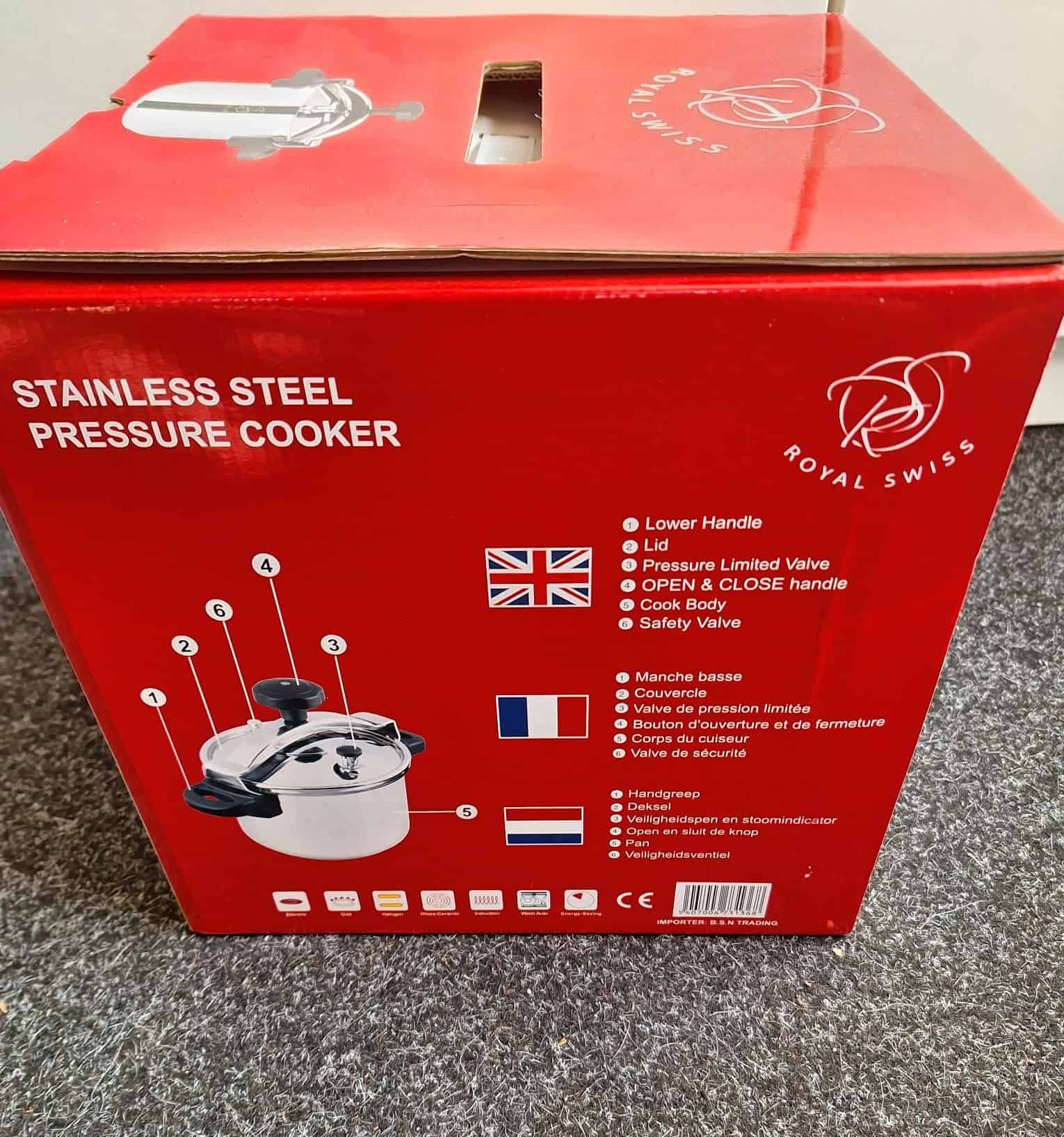 Royal Swiss snelkookpan 6 liter - Afbeelding 2