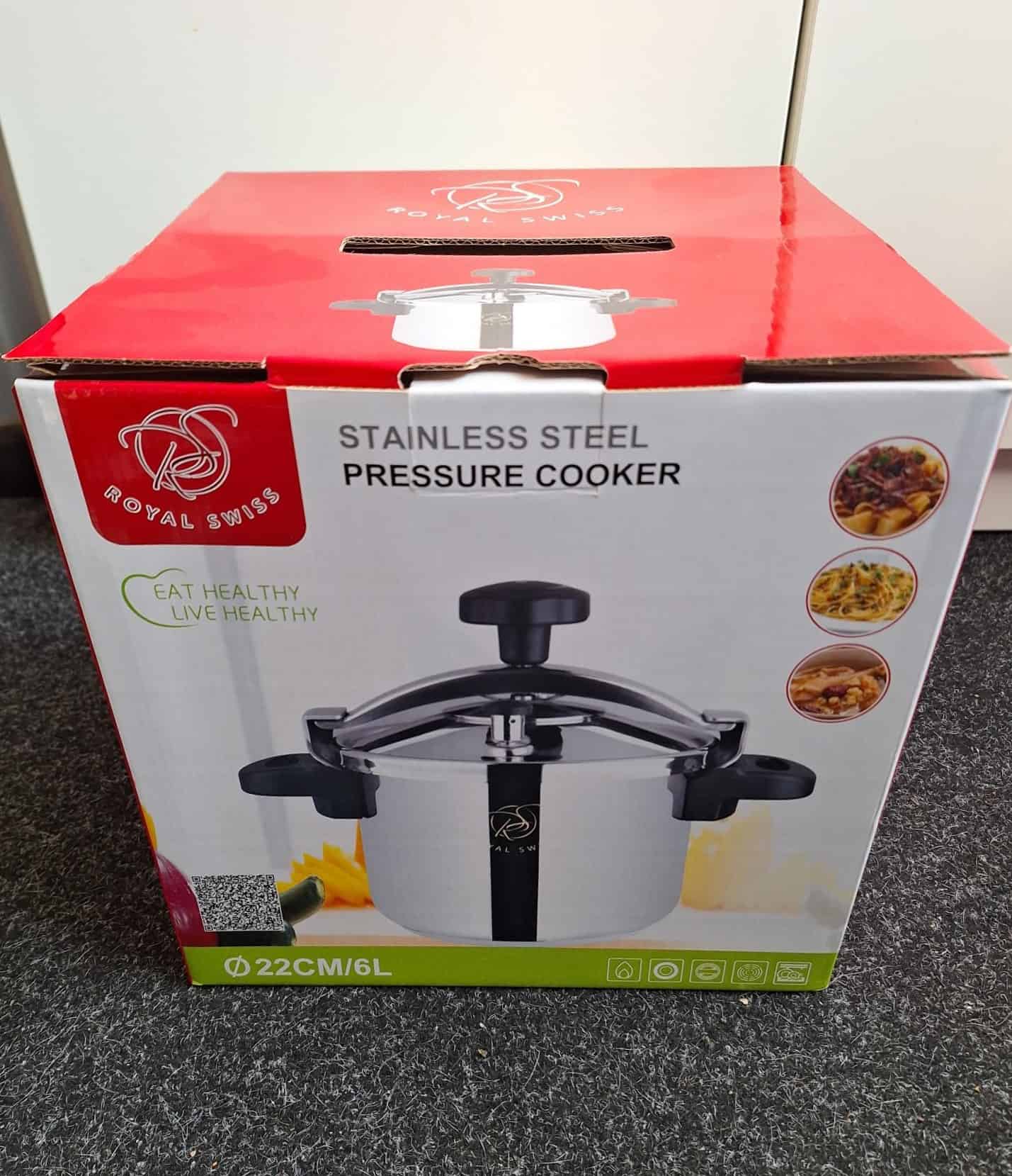Royal Swiss snelkookpan 6 liter