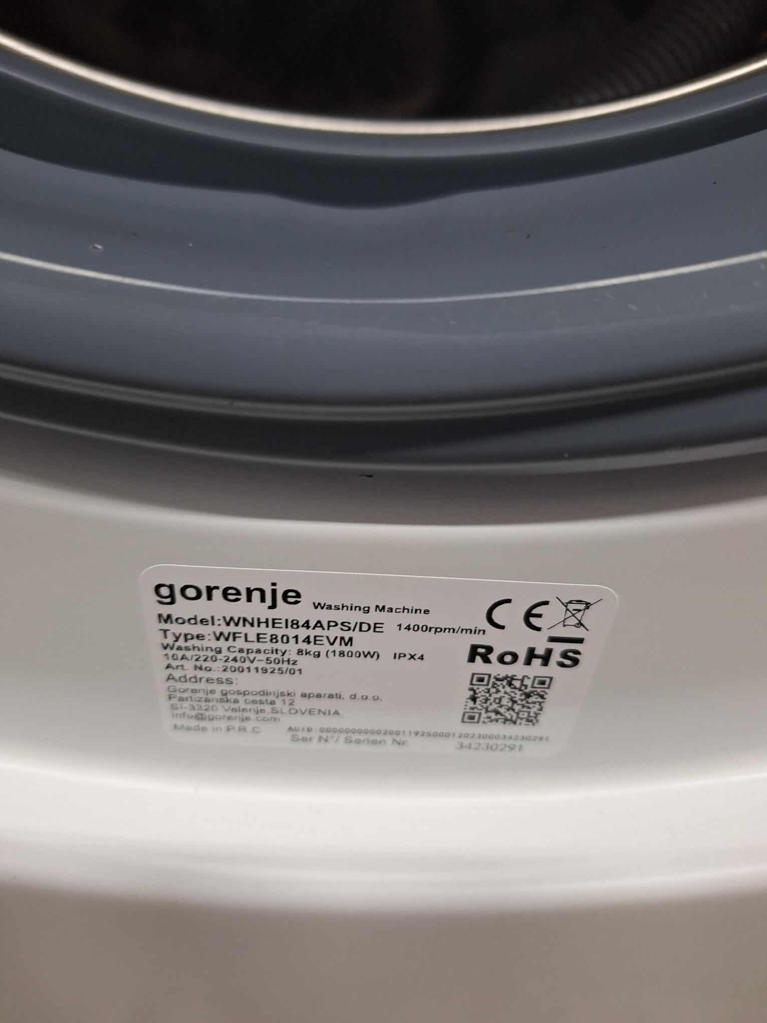 Gorenje WNHAI84APS wasmachine
