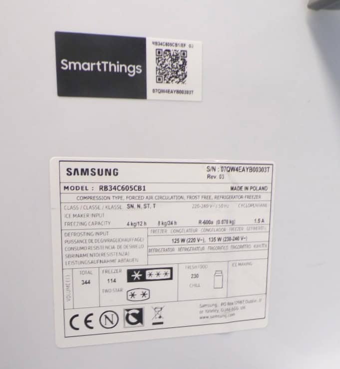 Samsung RB34C605CB1 koel-vriescombinatie