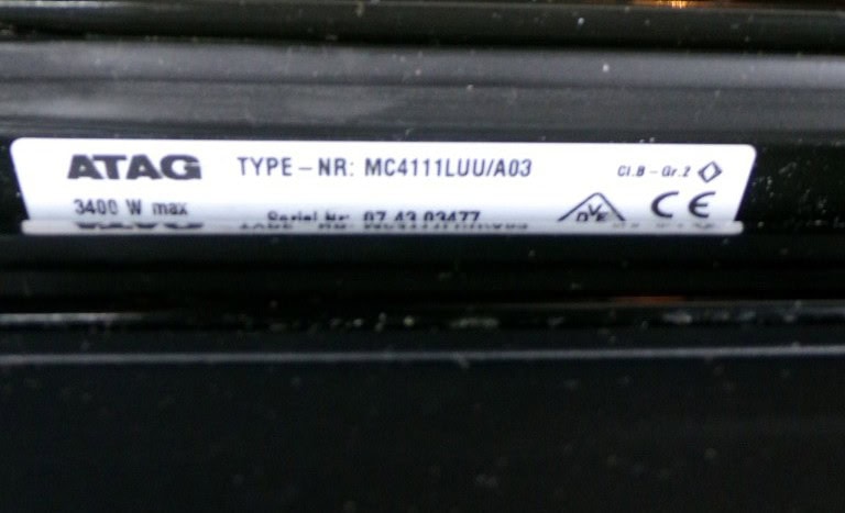 Atag MC 4111LUU/A03 2ehands inbouw combimagnetron