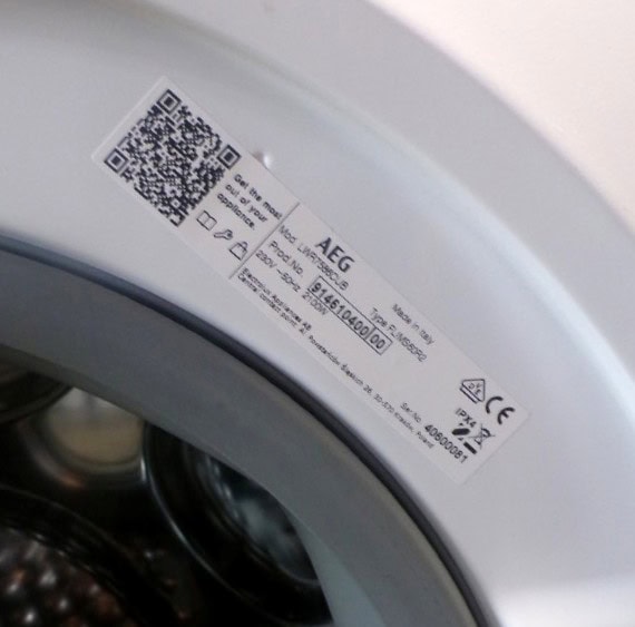 AEG was-droogcombinatie LWR7586CUB