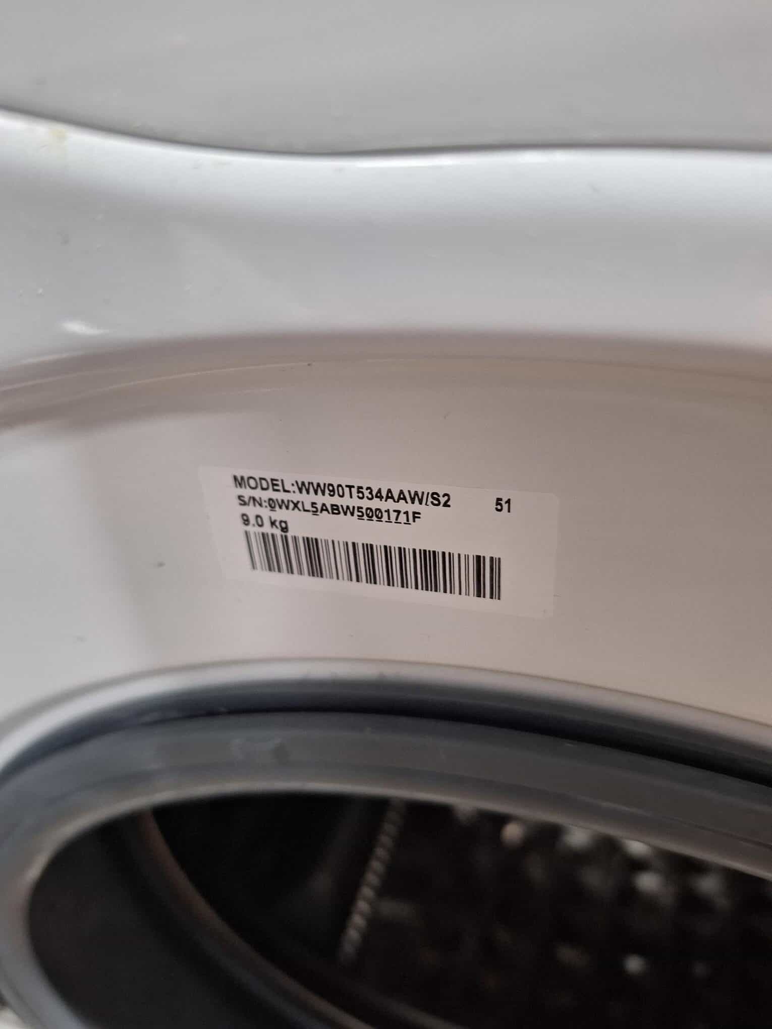 Samsung-WW90T534AAW- wasmachine-9kg