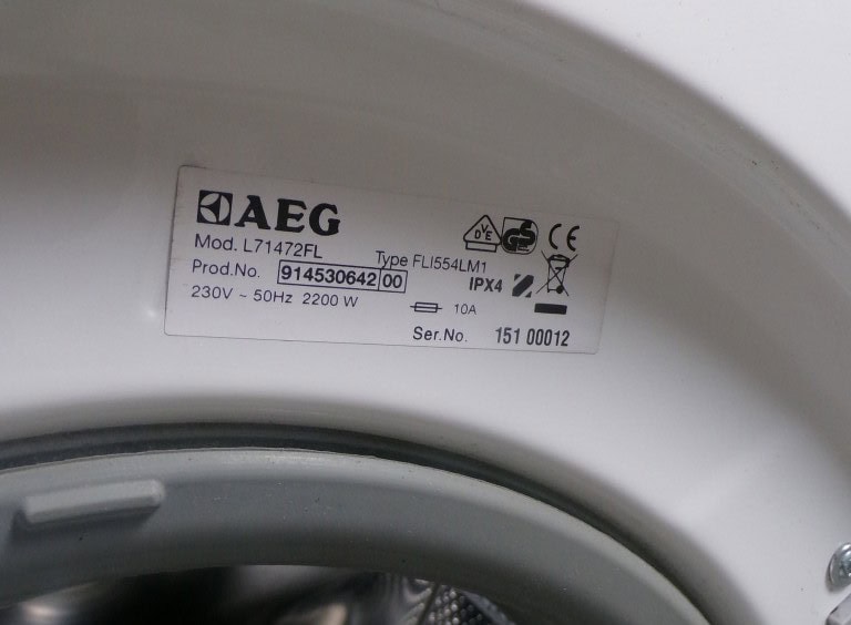 AEG L71472FL 2ehands wasmachine