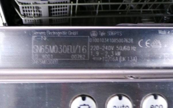 Siemens SN65M036EU inbouwvaatwasmachine 2dehands