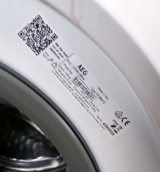 AEG LWR9516BN4 was-droog combinatie