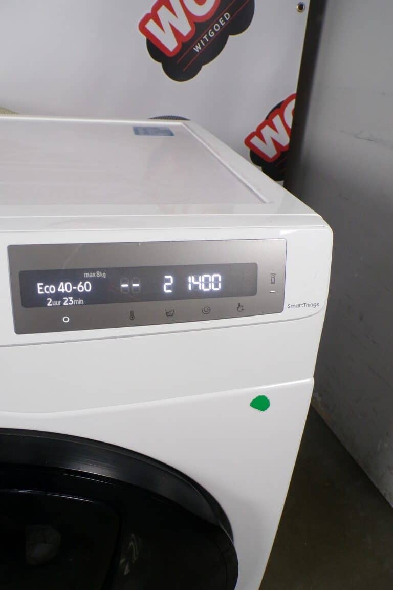 Samsung was-droog combinatie WD80T654ABH/S2
