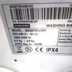 Samsung was-droogmachine WD80T654ABH