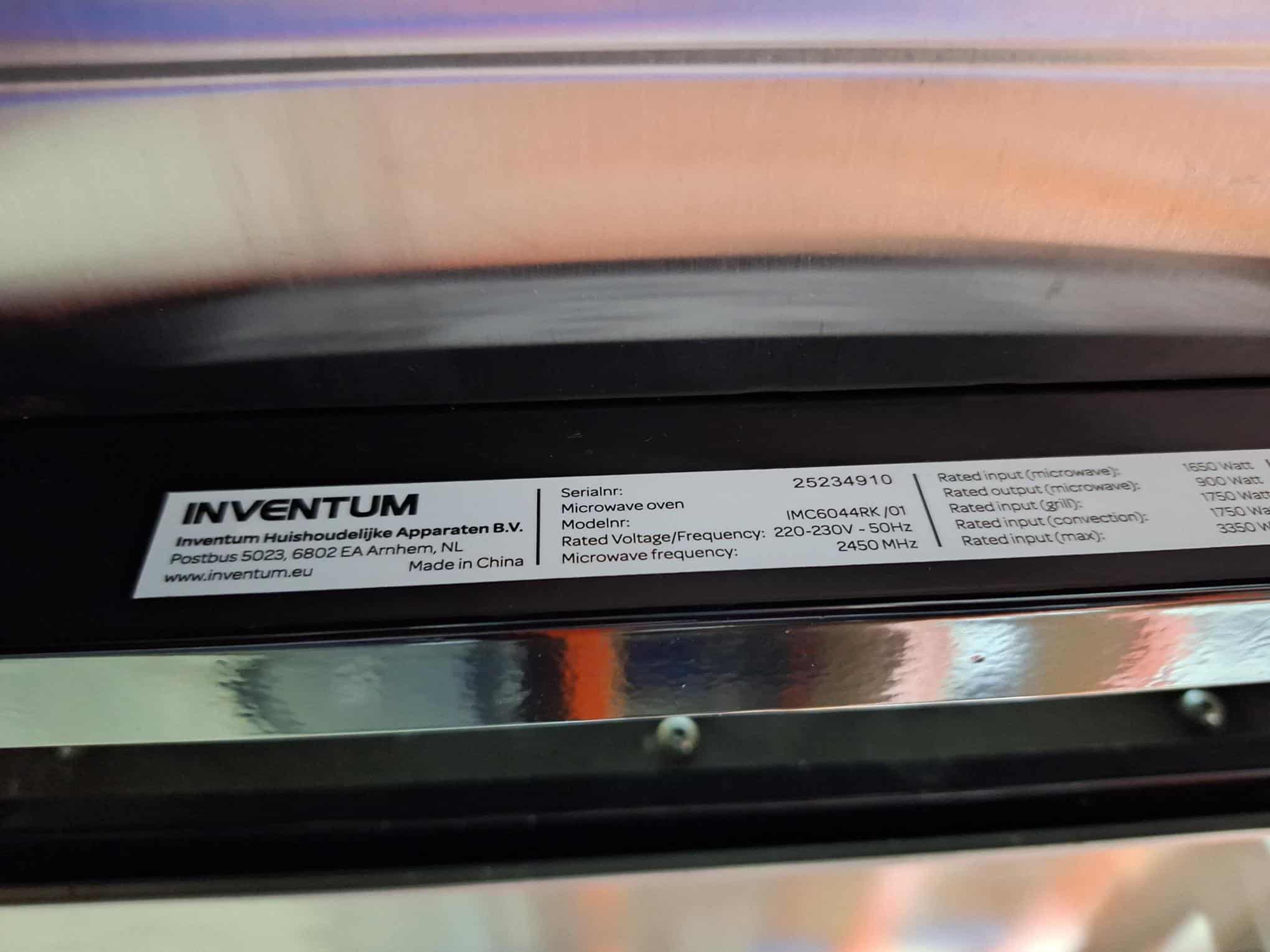Inventum IMC6044RK / 01 inbouw combimagnetron
