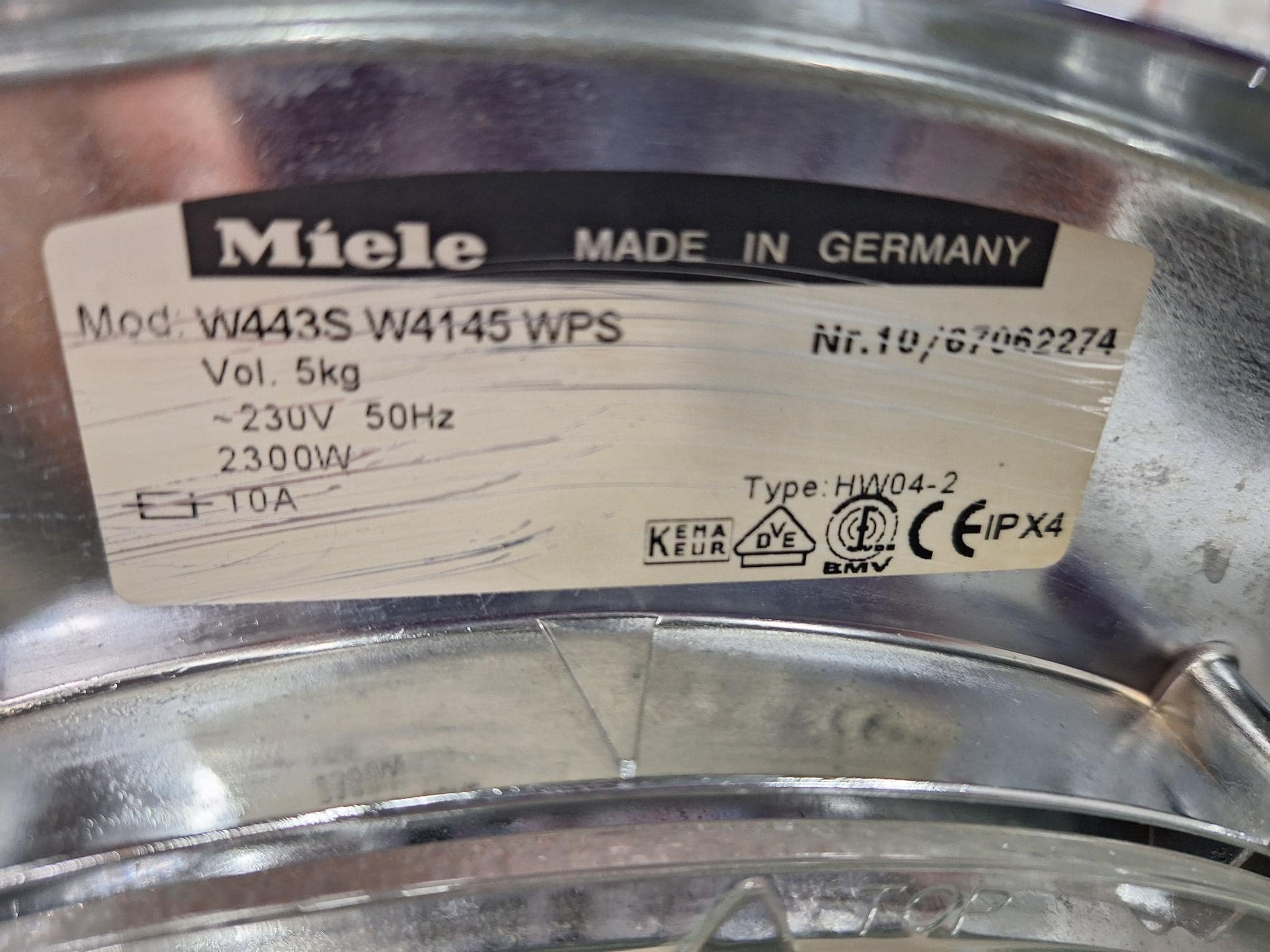 Miele wasmachine - 2dehands - W4145