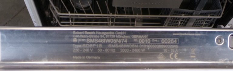 Bosch vrijstaande vaatwasmachine - SMS46IW05N - 2ehands