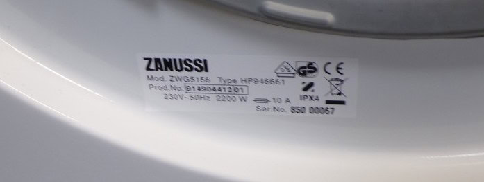 Zanussi 2ehands wasmachine ZWG5156