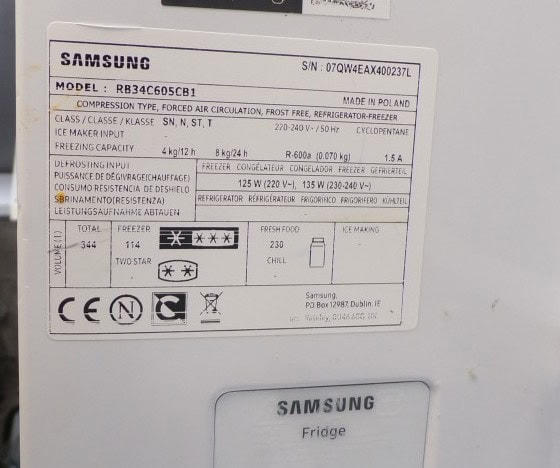 Samsung - koelvriescombinatie - RB34C605CB1