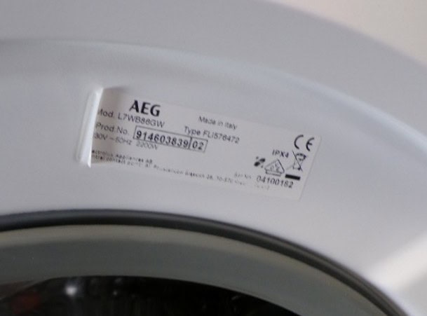 AEG was-droogcombinatie - L7WB86GW