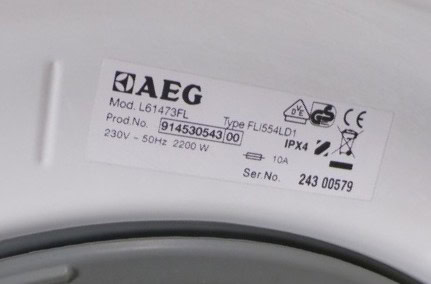 AEG L61473FL 2ehands wasmachine - 7kg
