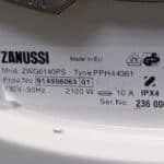 Zanussi tweedehands wasmachine - ZWG6140PS