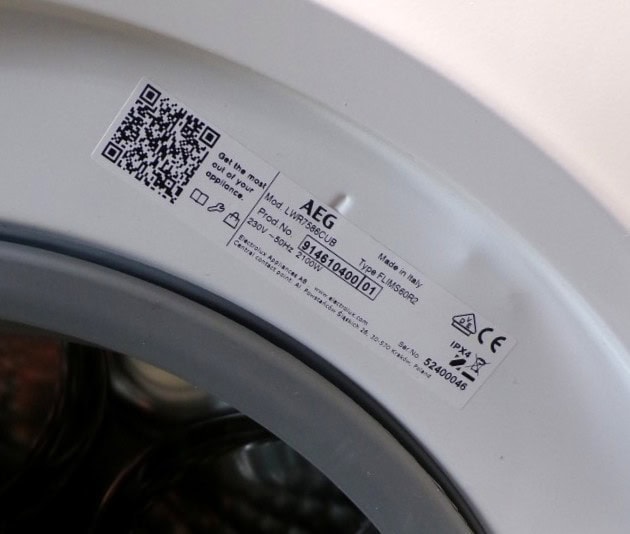 AEG was-droogcombinatie LWR7586CUB - 1600 toeren