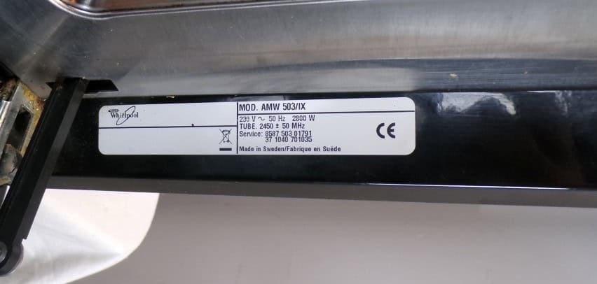 Whirlpool 2ehands inbouw combimagnetron - AMW503IX