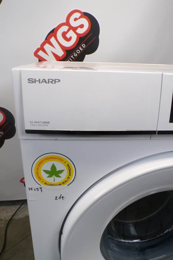 Sharp wasmachine - ES NFA714BWB - 2ehands