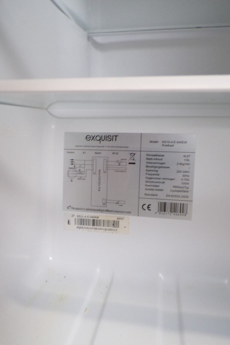Exquisit tafelmodel koelkast - 2ehands