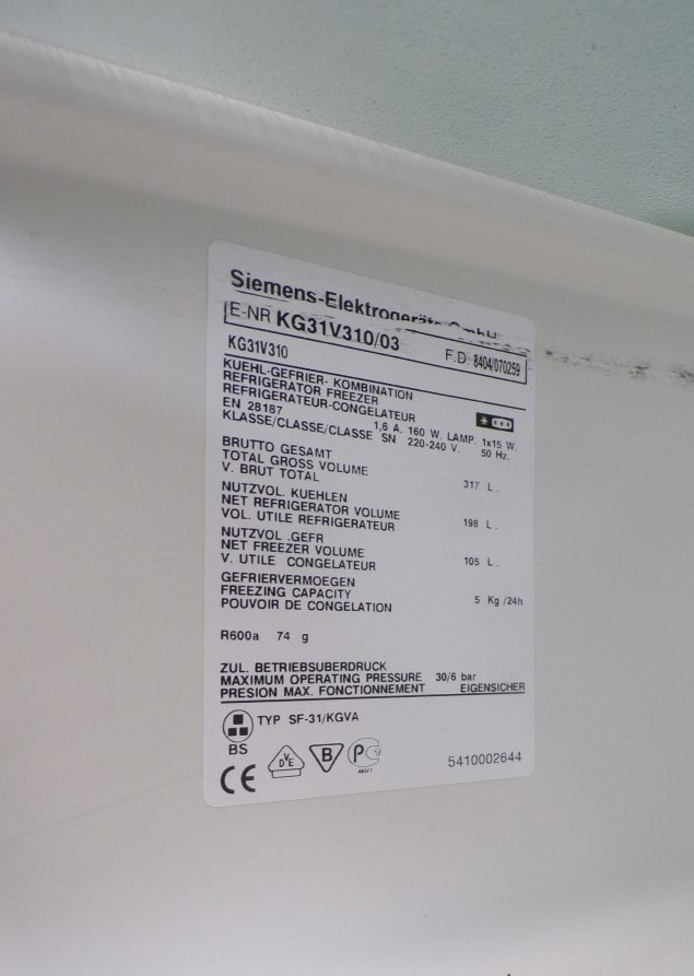 Siemens 2ehands koel-vriescombinatie - KG31V310