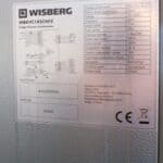 Wisberg koel-vriescombinatie - WBKVC185CNFZ