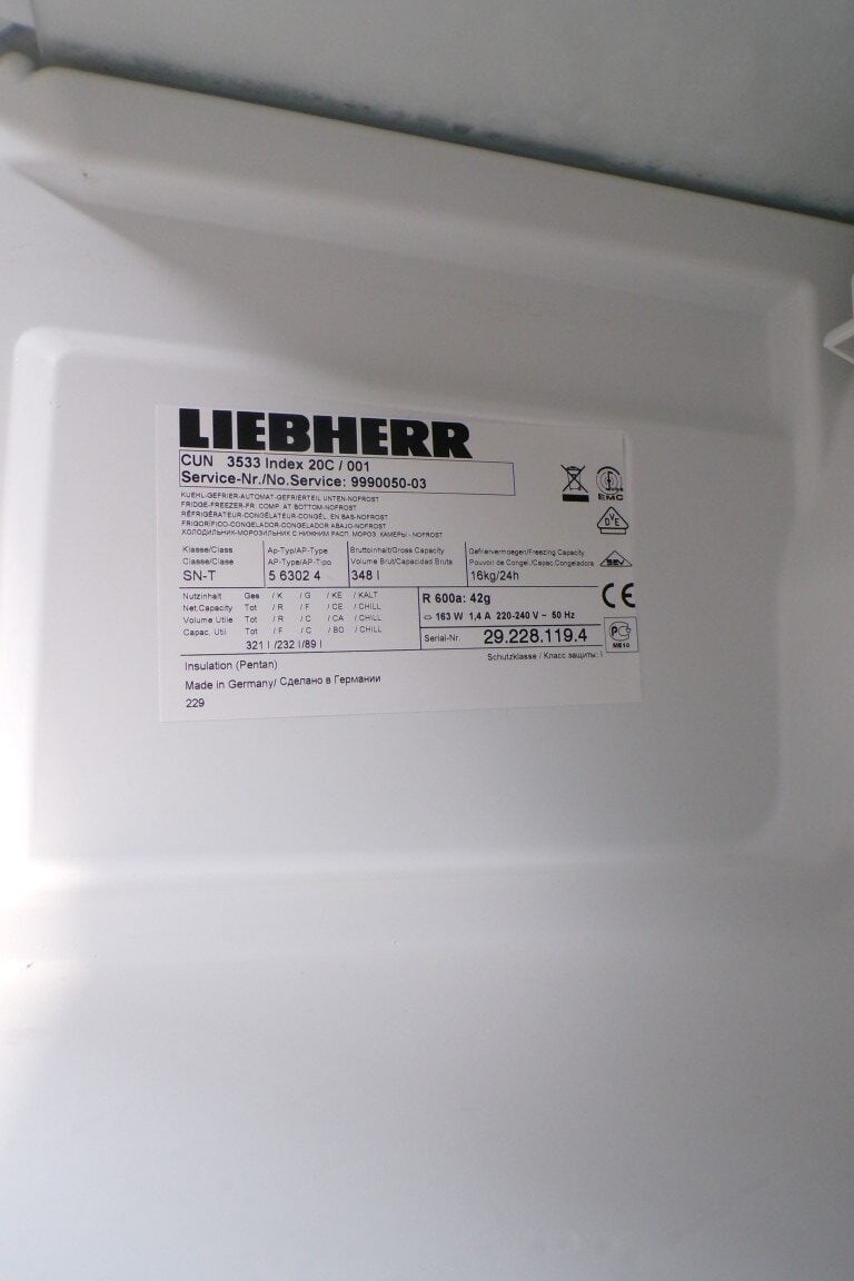 Liebherr koel-vriescombinatie - CUN 3533 - 2ehands