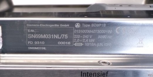 Siemens inbouw vaatwasmachine - SN69M031NL - 2ehands