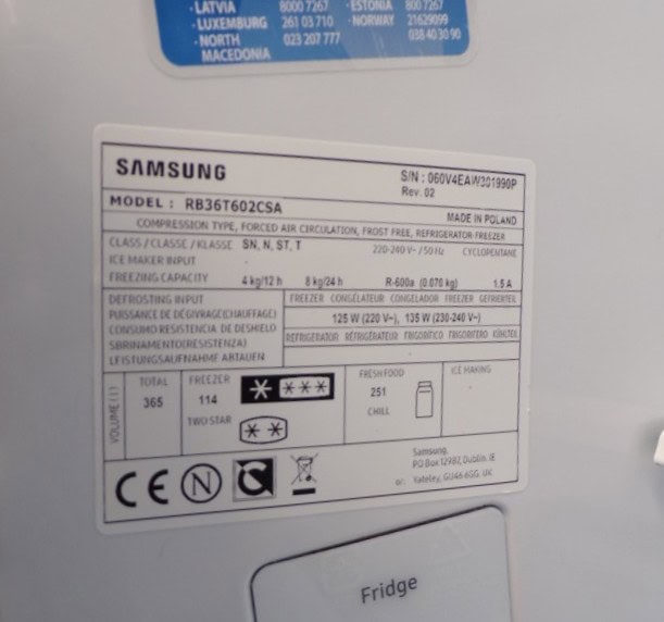Samsung koel-vriescombinatie - als nieuw