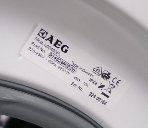 AEG 2ehands wasmachine - L50460FL - 6kg