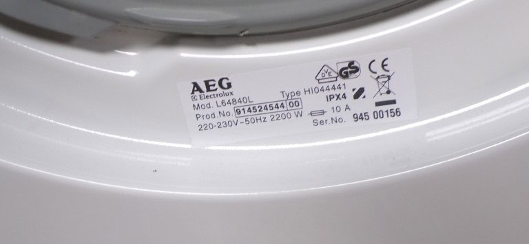 AEG 2ehands wasmachine - L64840L - 6kg