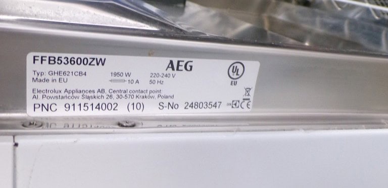 AEG vrijstaande vaatwasser - FFB53600ZW