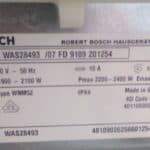 Bosch 2ehands wasmachine - WAS28493 - 8kg