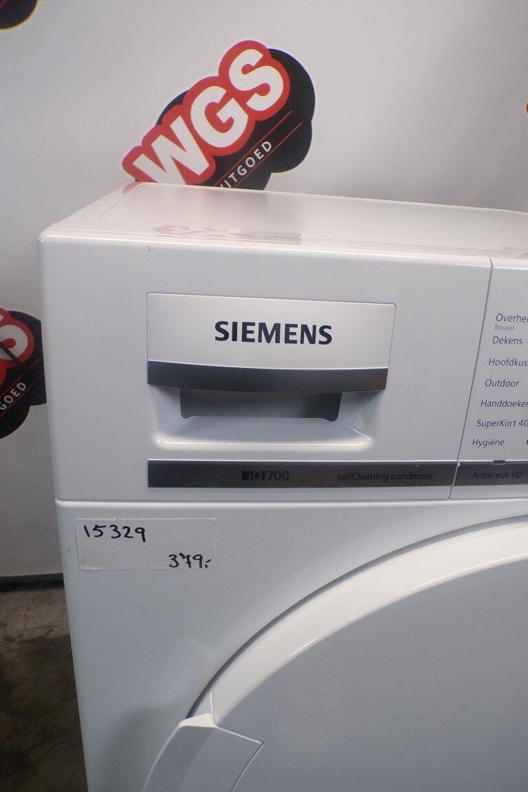 Siemens warmtepomp droger - WT44W562NL - 2ehands