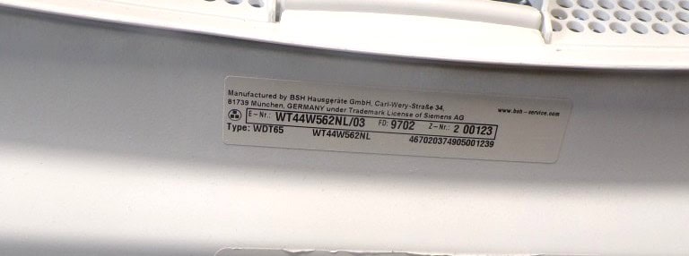 Siemens warmtepomp droger - WT44W562NL - 2ehands