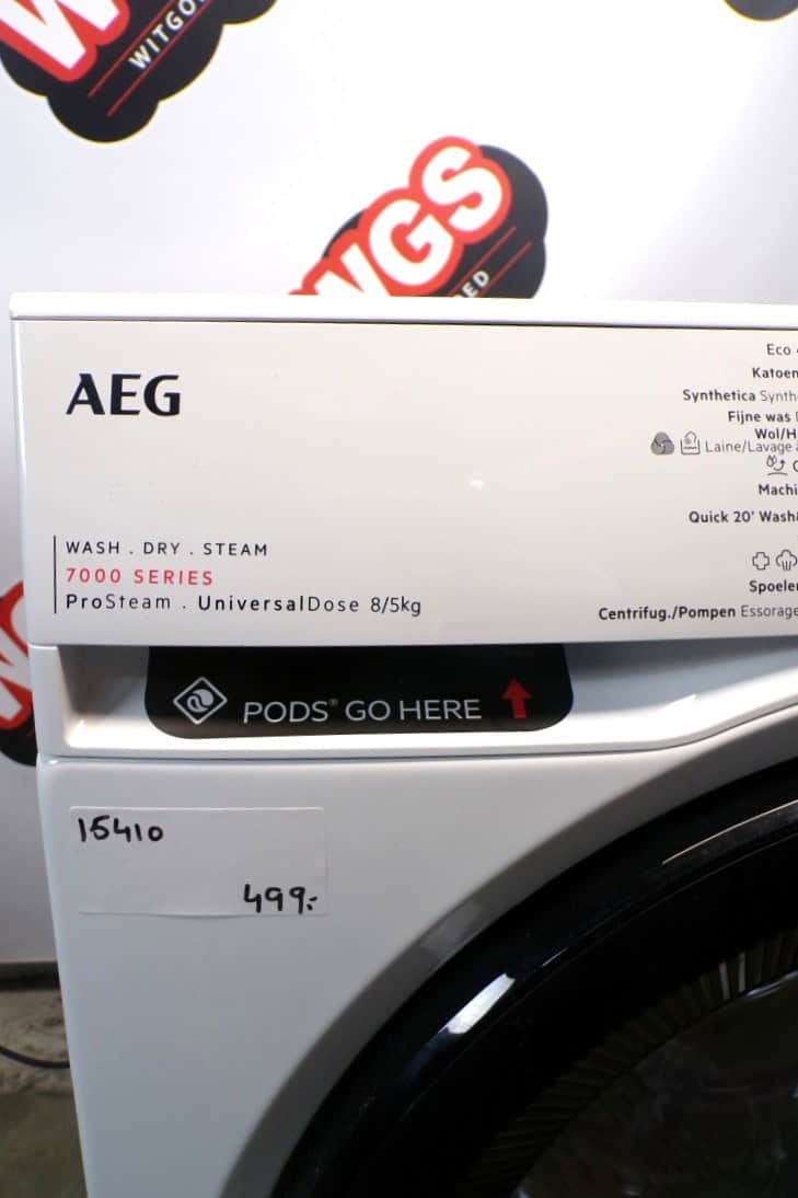 AEG was-droogmachine - LWR7586CUB - 8kg