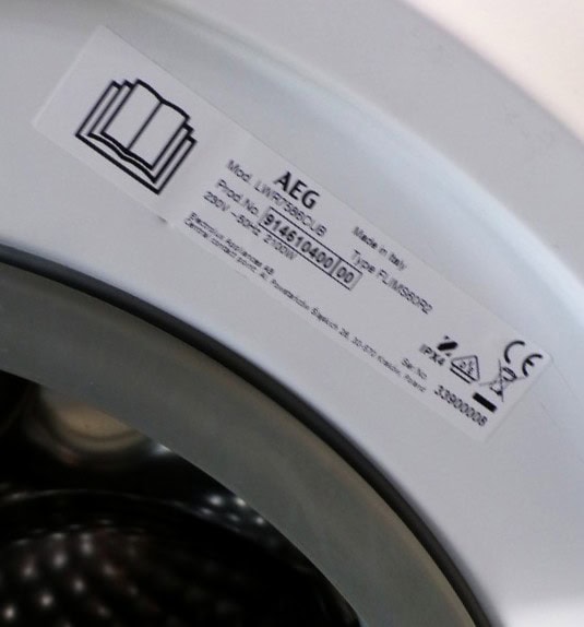 AEG was-droogmachine - LWR7586CUB - 8kg