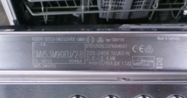 Bosch inbouw vaatwasmachine - SMV53M90EU - 2ehands