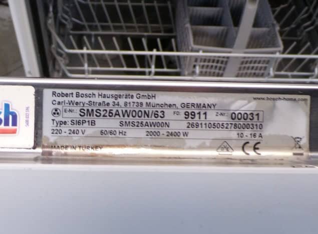 Bosch vrijstaande vaatwasser - 2ehands - SMS25AW00N