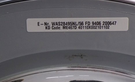 Bosch 2ehands wasmachine - WAS28495
