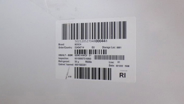 Bosch vrieskast - GSN51AWCV - 160cm