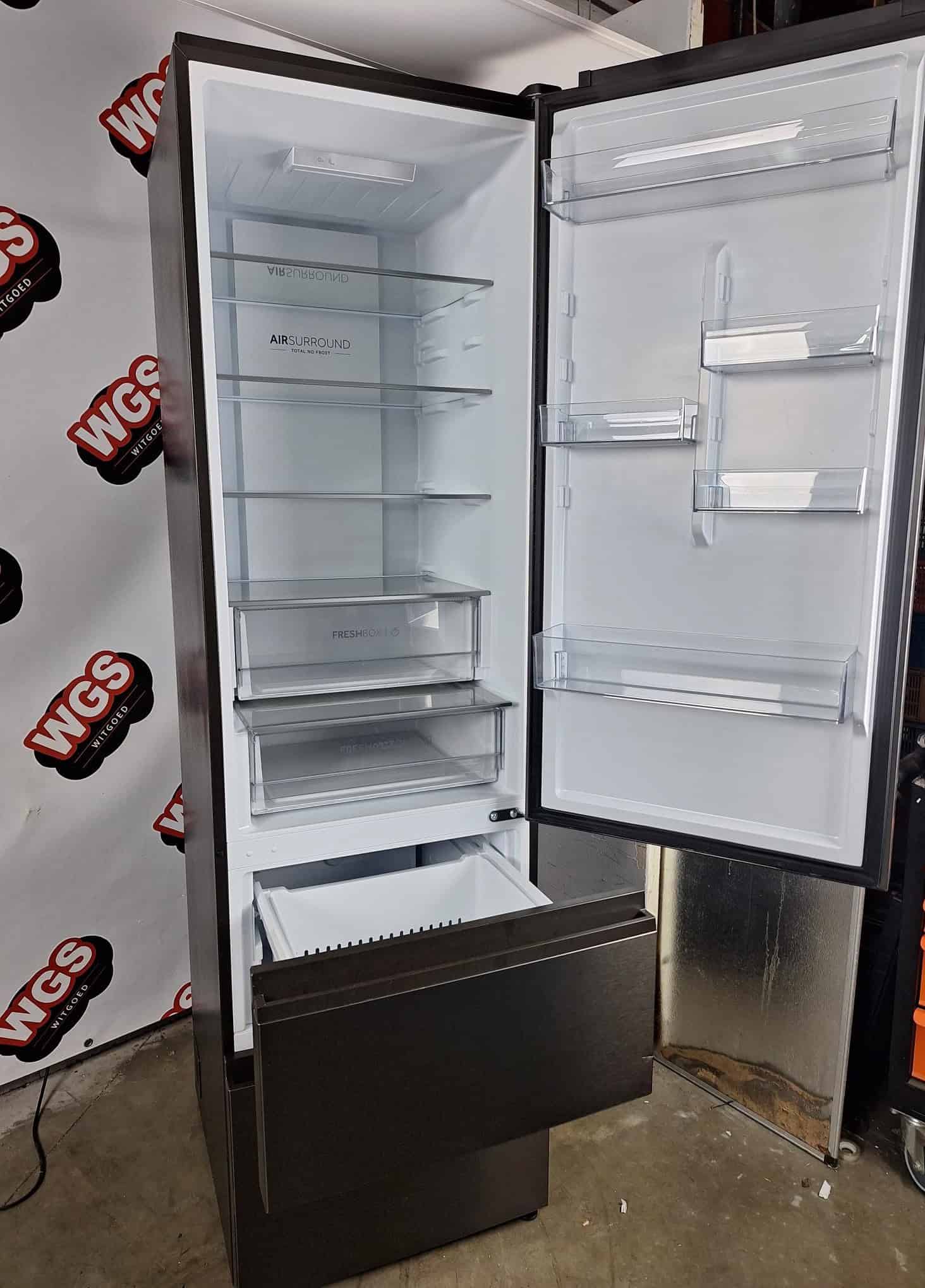 Haier HTR3620CNMP koel-vriescombinatie - 205 cm