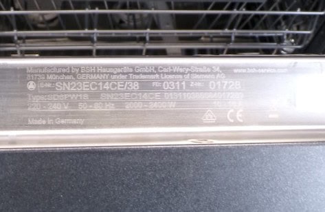 Siemens - SN23EC14CE - vrijstaande vaatwasmachine