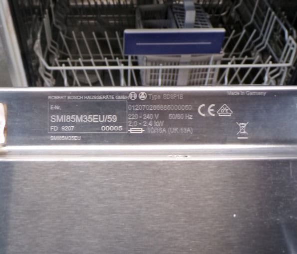Bosch SMI85M35EU half inbouw vaatwasser - 2ehands