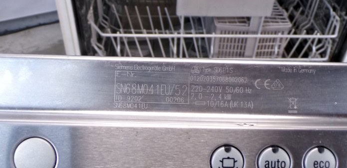 Siemens 2ehands inbouw vaatwasmachine - SN68MO41EU