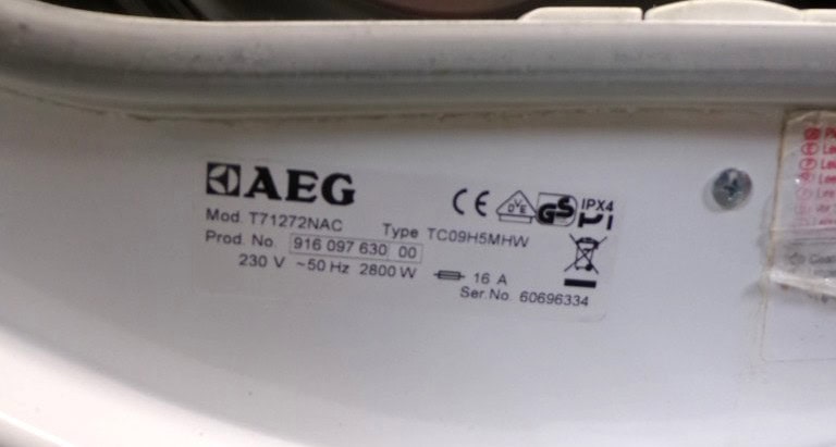 AEG T71272NAC condensdroger - 2ehands